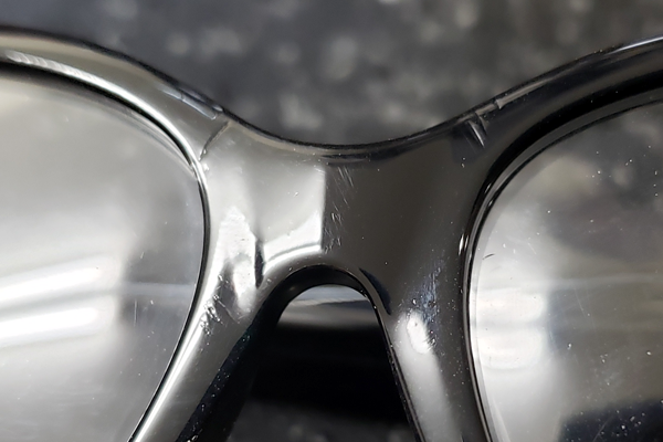 GUCCI　ヘコミキズ落とし　修復サンプル