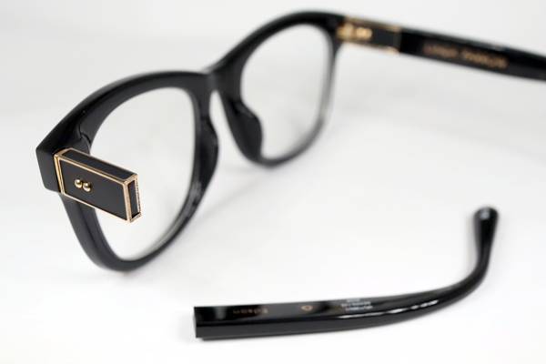 LINDA FARROW 左テンプル折れ 修復再生