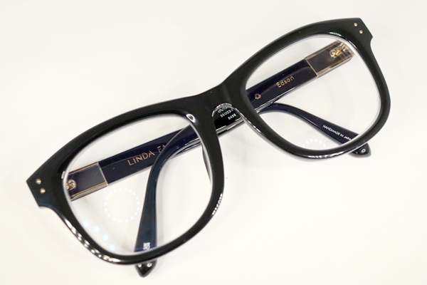 LINDA FARROW 左テンプル折れ 修復再生