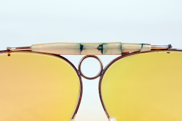 Ray-Ban シューター 汗止め復刻 塗装 溶接 メッキ 縄手チューブ取付 復刻再生