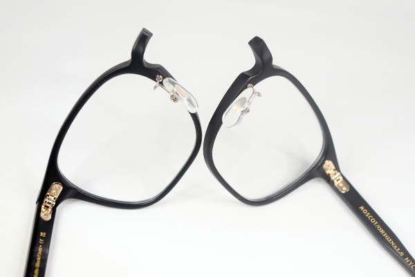 MOSCOT ブリッジ折れ　樹脂加工　修復再生