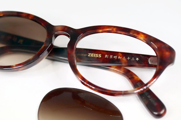 金子眼鏡　左リム切れ　修復再生