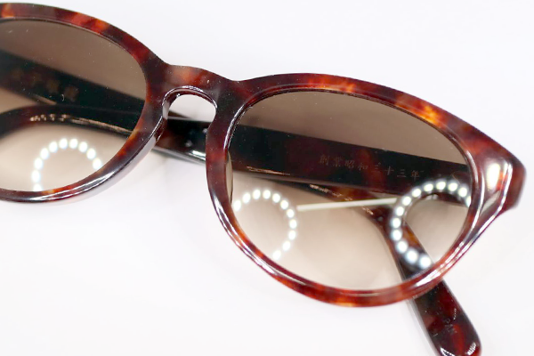 金子眼鏡　左リム切れ　修復再生