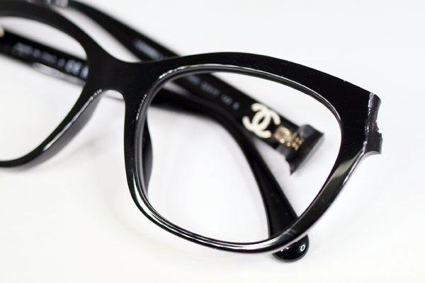 CHANEL　左ヨロイ折れ　修復再生