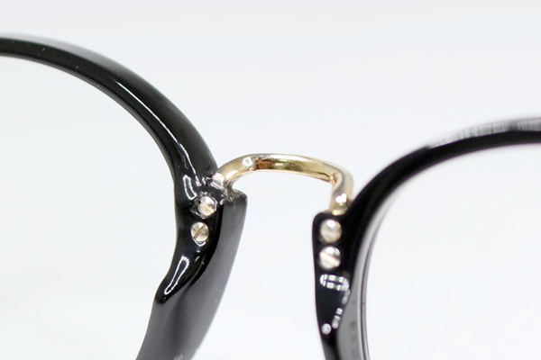 CELINE 左リム切れ 接着剤除去 修復再生